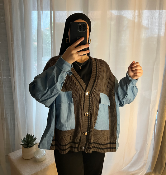 Cardigan Dalya - kaki